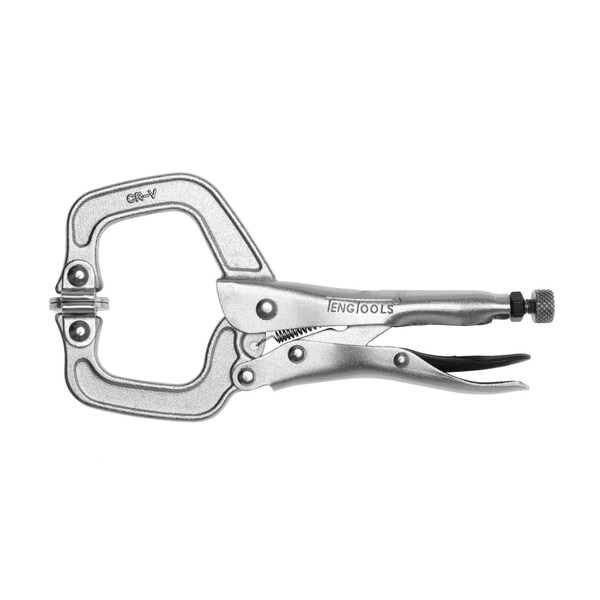 6" C Clamp Power Grip Pliers w/Swivel Pads - 406-6P
